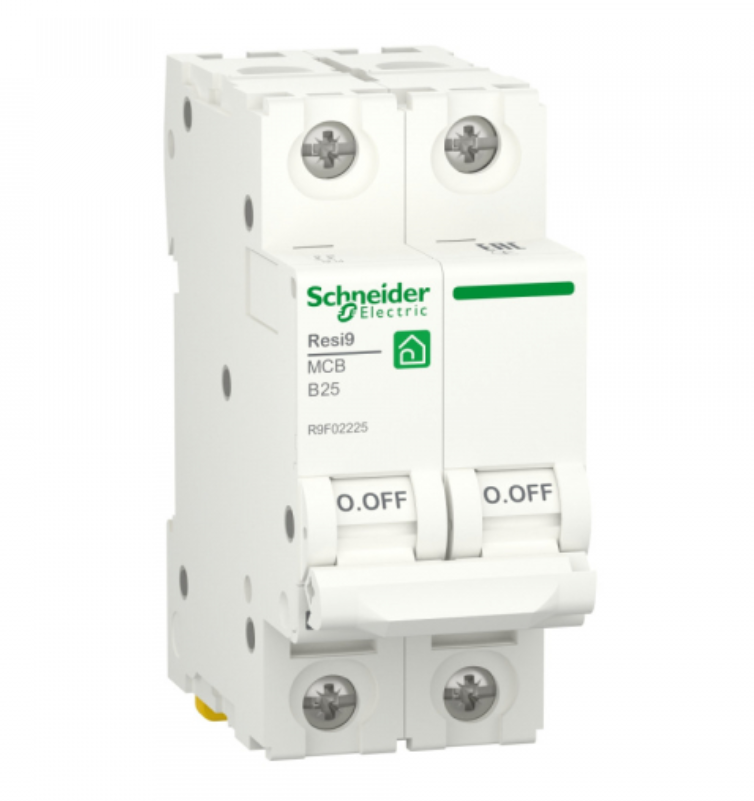 R9F02225 RESI9 АВТОМАТИЧЕСКИЙ ВЫКЛЮЧАТЕЛЬ (АВ) B 25А 2P 6000A