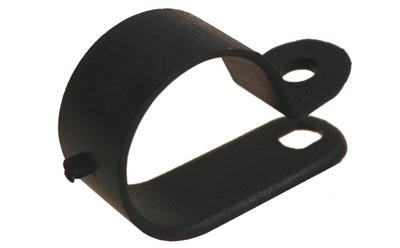 Скоба для кабеля D16, чёрная Р-Д