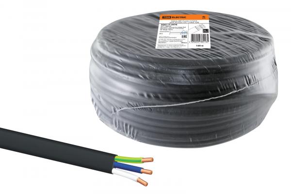 ВВГнг(А)-LS 3х2,5-0.66 пл.кабель (100м) TDM