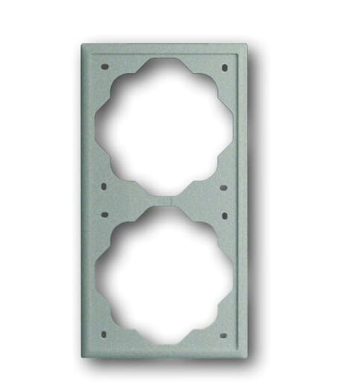 ABB Impuls Шампань-металлик Рамка 2-местная  /1754-0-2528/ BJE/2CKA001754A2528/