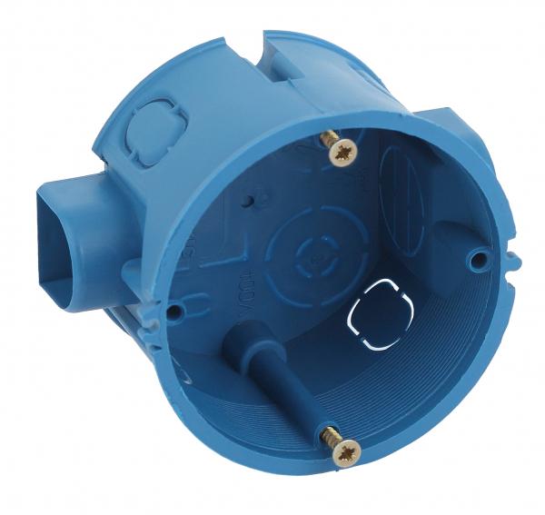 ЭРА Подрозет. в бетон 68х45 с ушами синий Б0039186